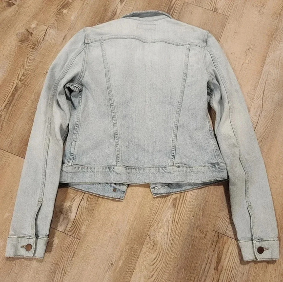 J BRAND Atomic Lightwash Fitted Jean Jacket - Picture 3 of 7